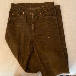 vintage brown corduroy levi's